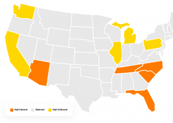 Allied Finds U.S. Interstate Moves Decreased Again In 2023